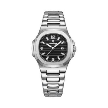 Imagem de Relógio De Pulso Feminino De Quartzo POEDAGAR De Luxo, Quadrado, À Pro