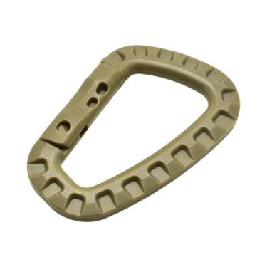 Imagem de Mosquetão Tático Forte Com Gancho D-Ring De Plástico Para Mochila, Fer