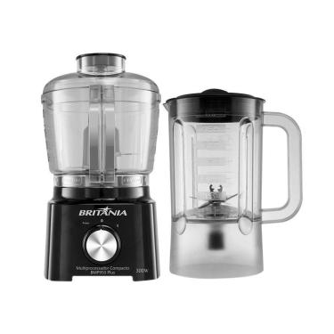 Imagem de Multiprocessador Britânia Bmp950p Plus 2 Em 1 Compacto 300w Preto 220v