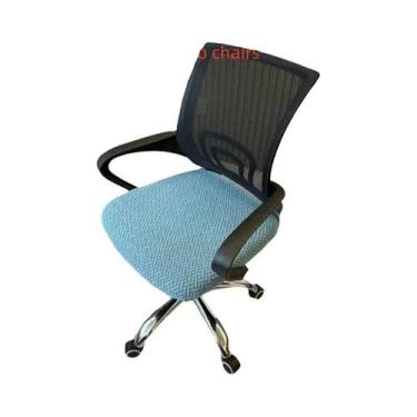 Imagem de Capa Elástica Lavável Para Cadeira De Escritório, Protetor De Assento 