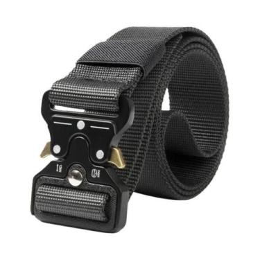 Imagem de Cinto Tático Masculino Com Fivela De Metal Para Exército, Caça E Sobre