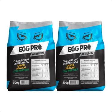 Imagem de Albumina Desidratada 1kg Abacaxi Com Hortelã - Proteína Pura - Protein