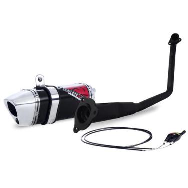 Imagem de Escape / Ponteira Coyote TRS 2 Way + Mais JUNIOR 20cm em Alumínio - AD