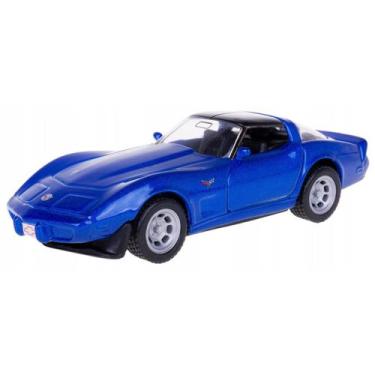 Imagem de Miniatura Chevrolet Corvette 1978 1/43 Azul Maisto 25001