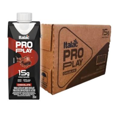 Imagem de Pack Proplay Bebida Láctea UHT Chocolate 15g de proteínas 250ml - 12 unidades