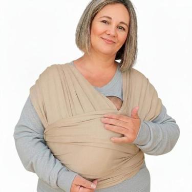 Imagem de Sling Plus Size para Bebê RecémNascido  Wrap Canguru Ajustável e Respi