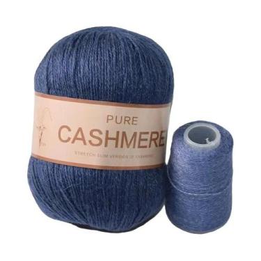 Imagem de Fio De Lã Cashmere Para Tricô De Cachecol De Bebê 70g - Fio Para Croch