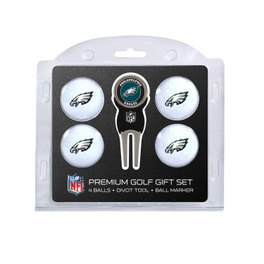 Imagem de Team Golf Conjunto de ferramentas General Sporting Goods Philadelphia Eagles 4 bolas de golfe e divô para, tamanho único