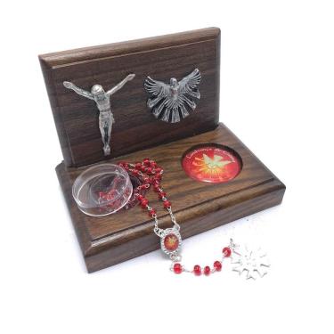 Imagem de Lembrança de Crisma com Terço em Miçanga