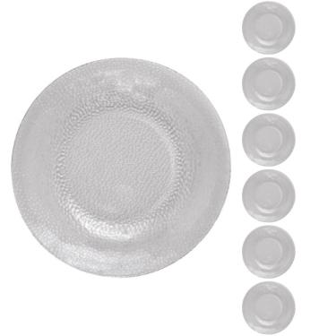 Imagem de Jogo 6 Prato Duralex Redondo Fundo Acqua Refeição 22cm