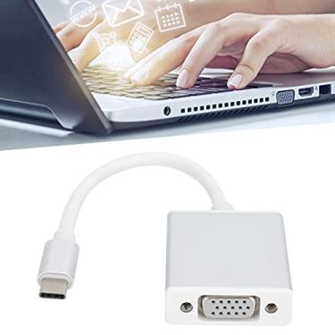 Imagem de Conversor USB 3.1 para VGA, adaptador tipo C para VGA durável e confiável Conector USB3.1C para Lumia 950XL para computador