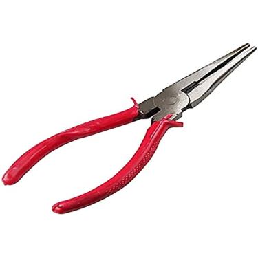 Imagem de Western V-18 Alicate de Bico Meia Cana, Vermelho, 15 cm