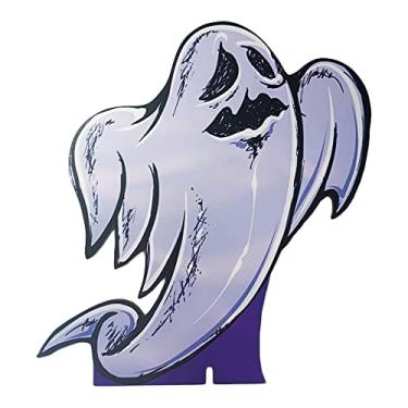 Imagem de Enfeite de Mesa Fantasma Halloween MDF - 22cm x 19cm