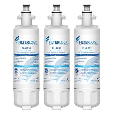 Imagem de FilterLogic ADQ36006101 Filtro de água de refrigerador, substituição para LG LT700P, Kenmore 9690, 46-9690, 469690, ADQ36006102, LT700PC, WSL-3, LFXS30766S, LFXC24726D, 3 filtros