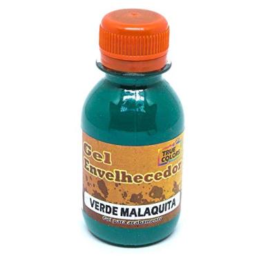 Imagem de Gel Envelhecedor Acrílico a Base de Água True Colors 100 ml Verde Malaquita - 17186