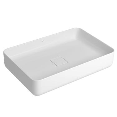 Imagem de Cuba Retangular De Apoio 60Cm Deca Slim Branco L.13060.17
