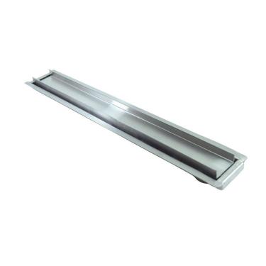 Imagem de Ralo Linear Oculto Saída Lateral 80Cm X 6Cm M1Nox Inox 304