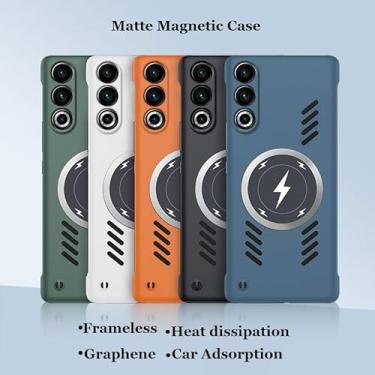 Imagem de Frameless Graphene Heat dissipation Car Magnetic Adsorption Case For Meizu 20 18 18s 18...
