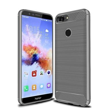 Imagem de Capa para Huawei Honor 9 Lite, capa de material de fibra de carbono, macia, antiderrapante, antiimpressões digitais, capa totalmente protetora para Huawei Honor 9 Lite