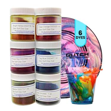 Imagem de PRO Chemical Deluxe Disc Golf Dye Kit | 6 corantes | Personalize seus discos com padrões de cores exclusivos | Deluxe Pro Chem Dye para discos de golfe | Acessórios de golfe em disco