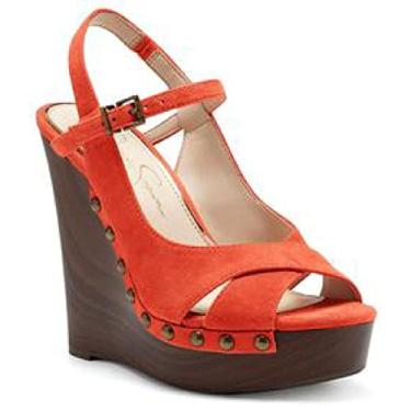 Imagem de Jessica Simpson Sandália feminina Tausen Wedge, Laranja Montecito, 5