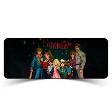 Imagem de Mouse Pad Gamer Stranger Things Cartoon - EMPIRE GAMER, 90cm x 35cm