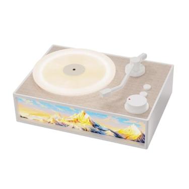 Imagem de BaotyJie Caixa de Som Bluetooth Compacta com Iluminação Ambiente, Branco