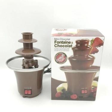 Imagem de Máquina De Fonte De Chocolate Fondue Maker Aquecido Em 3 Camadas - FON