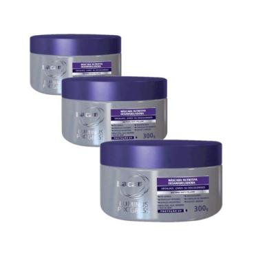 Imagem de Lacan Luminus Progress - Máscara Desamareladora 300g  (3 Unidades)