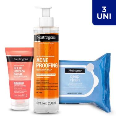 Imagem de Kit Limpeza De Pele Neutrogena com Demaquilante