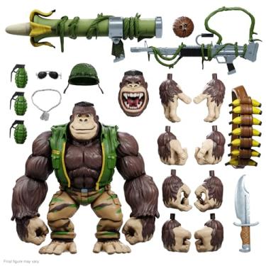 Imagem de Super7 ULTIMATES! Teenage Mutant Ninja Turtles Guerrilla Gorilla - 8" TMNT Action Figure with Accessories Classic Cartoon Collectibles