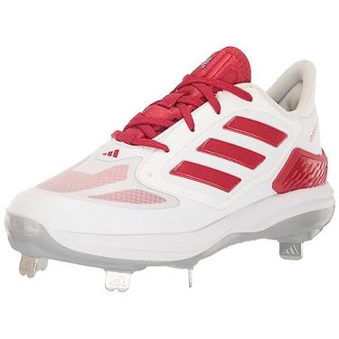 Imagem de adidas Tênis feminino Adizero Purehustle 3 Elite, Branco/Team Power Red/Prata Metálico, 36