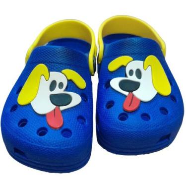 Imagem de Sándália Babuche Infantil Papete Cachorro Caramelo Chinelo Menino Beag
