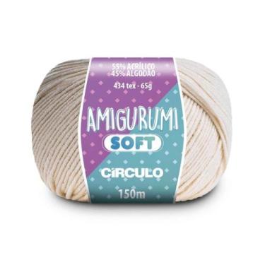 Imagem de 01 Novelo Fio Amigurumi Soft - Artesanato Em Crochê - Circulo, 1706, F