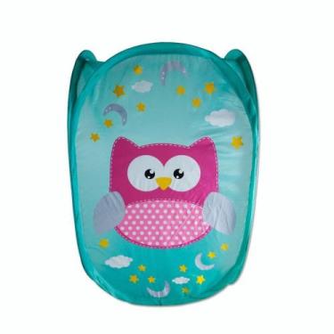 Imagem de Cesto Organizador Infantil Dobrável Multi Brinquedo Roupas - Estampa C