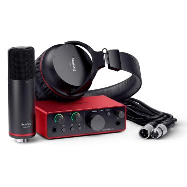 Imagem de Kit Home Studio Focusrite Scarlett Solo Studio 4ª Geração