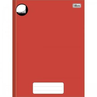 Imagem de Caderno Brochurao Sem Pauta Pepper Vermelho 80fls - Tilibra