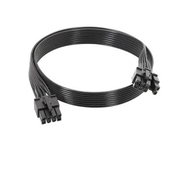 Imagem de Cabo Modular para Xpg corsair Formato FITA e outros 70 cm Pcie 8 Pinos Simples (6 2) GPU 8 pinos Simples 6 + 2