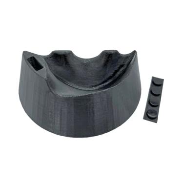 Imagem de ZYRELYNX Suporte de mouse compatível com Logitech MX Master 2S (apenas suporte) - Organize seu espaço de trabalho, ferramenta de armazenamento de escritório, preto