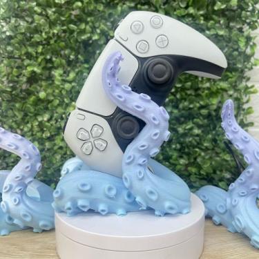 Imagem de Suporte para controle de playstation 5 Tentáculos - epiclab, Roxo