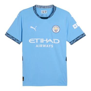 Imagem de Camisa Masculina Puma Manchester City 24/25 Home Torcedor Azul Claro, 