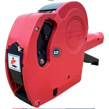 Imagem de Etiquetadora Manual Rotuladora 8 Dígitos + Refil + Etiquetas - Tesla S