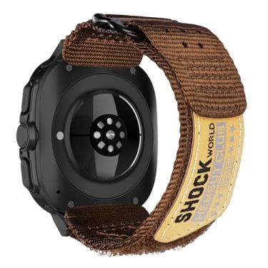 Imagem de Pulseira de relógio de nylon compatível com Samsung Galaxy Watch Ultra 1/2 (2025/2024), pulseira de nylon militar Galaxy Watch Ultra -47 mm para homens.