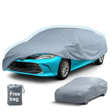 Imagem de Leader Accessories Capas de carro para automóveis All-Weather Limited, impermeáveis, respiráveis para uso interno e externo, serve para sedãs 581.7 cm-673.1 cm