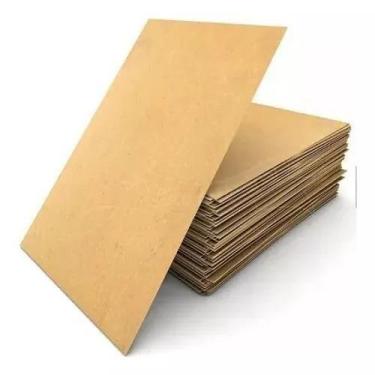 Imagem de Chapa Placa Mdf 3mm (40cm X 40cm) 18peças (claro) - Beija Flor Madeira