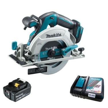 Imagem de Serra Circular 165mm 18V BL DHS680 Bat 5.0Ah Makita Bivolt, Bivolt