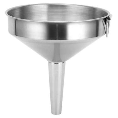 Imagem de Funil Inox Prateado 11cm Yazi Escorrer Água Filtrar Bebidas Tuut