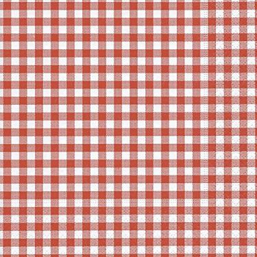 Imagem de Guardanapos Papel New Vichy Red, Colorido, 20 unidades, Paper Design