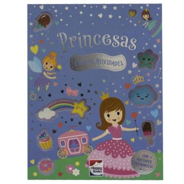Imagem de Livro - Meu Livro de Adesivos Brilhantes: Princesas