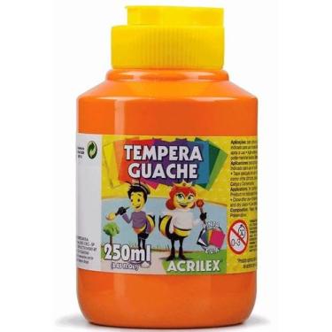Imagem de Tinta Guache 250 ml - Acrilex - LARANJA